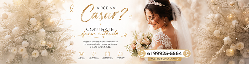 Você vai casar? Contrate quem entende. Agende seu ensaio: 61 99925-5564